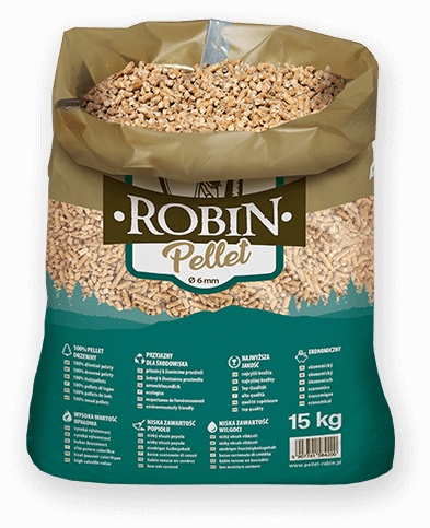 worek pelletu opałowego Robin do kupienia w Chęcinach lub sklepie internetowym